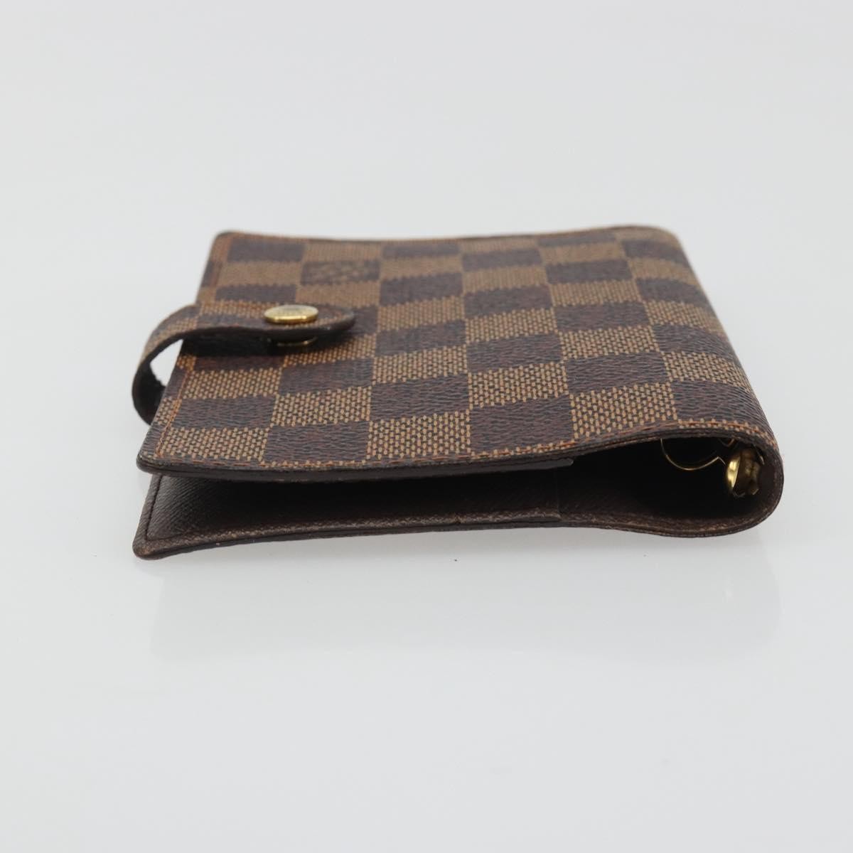 Louis Vuitton Ring Agenda Cover Damier Brown Canvas Briefcase Bag (Pre-Owned)