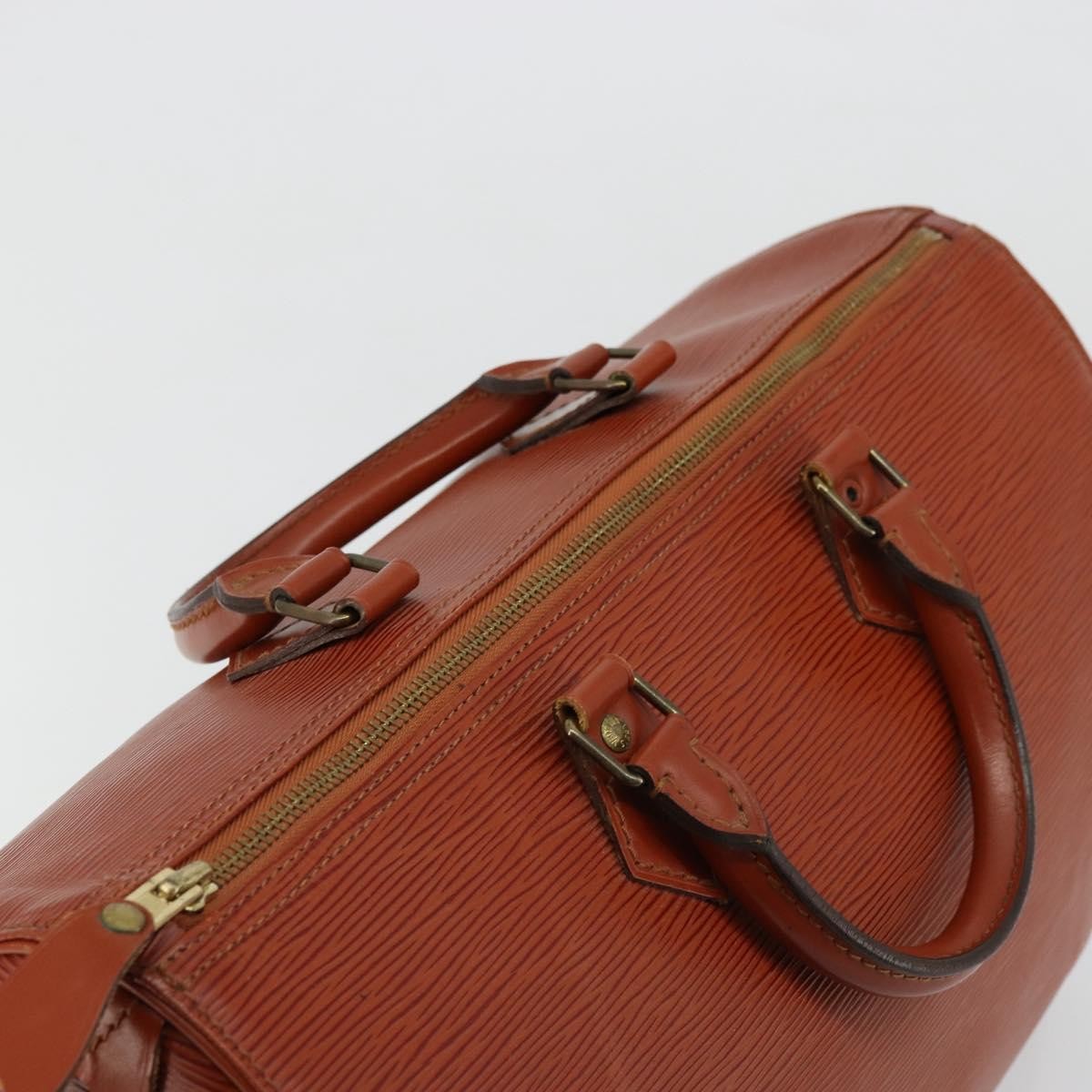 Louis Vuitton Speedy Epi Leather Brown Leather Handbag (Pre-Owned)