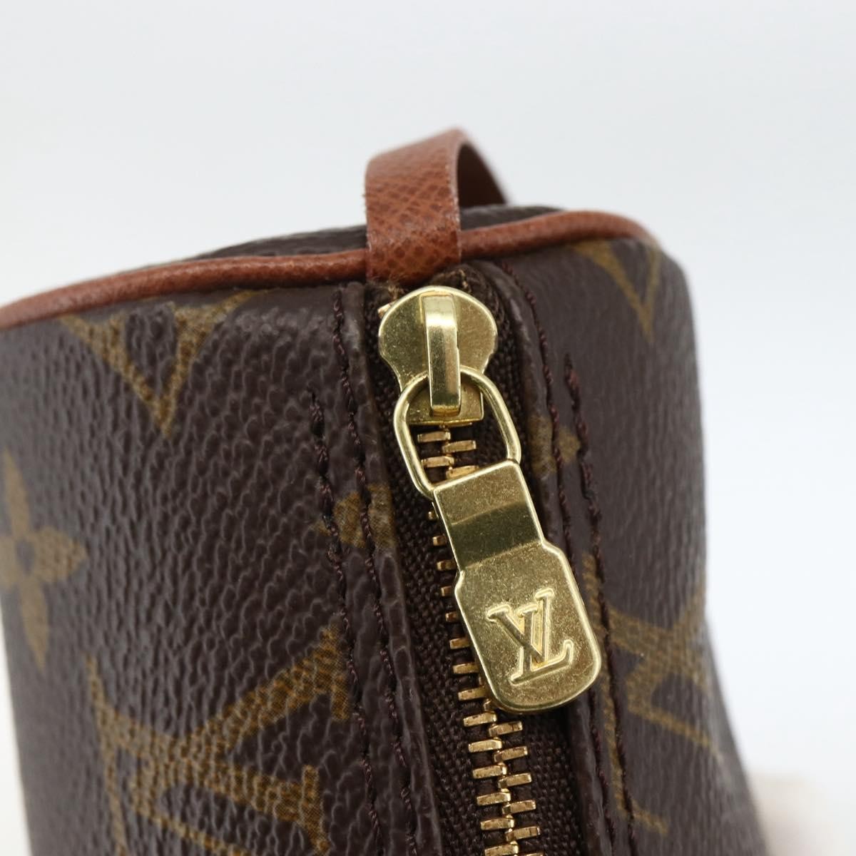 Louis Vuitton Papillon Pochette Monogram Canvas Brown Canvas Clutche & Pouche Bag (Pre-Owned)