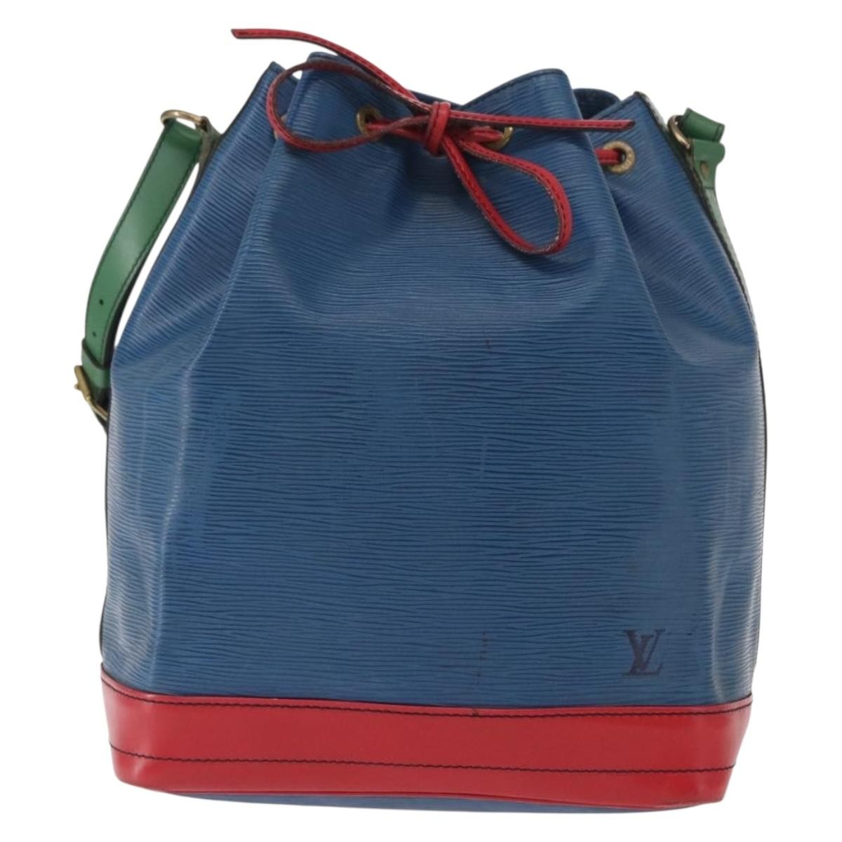 Louis Vuitton Tricolor Noe Epi Leather Blue Leather Shoulder Bag Bag (Pre-Owned)