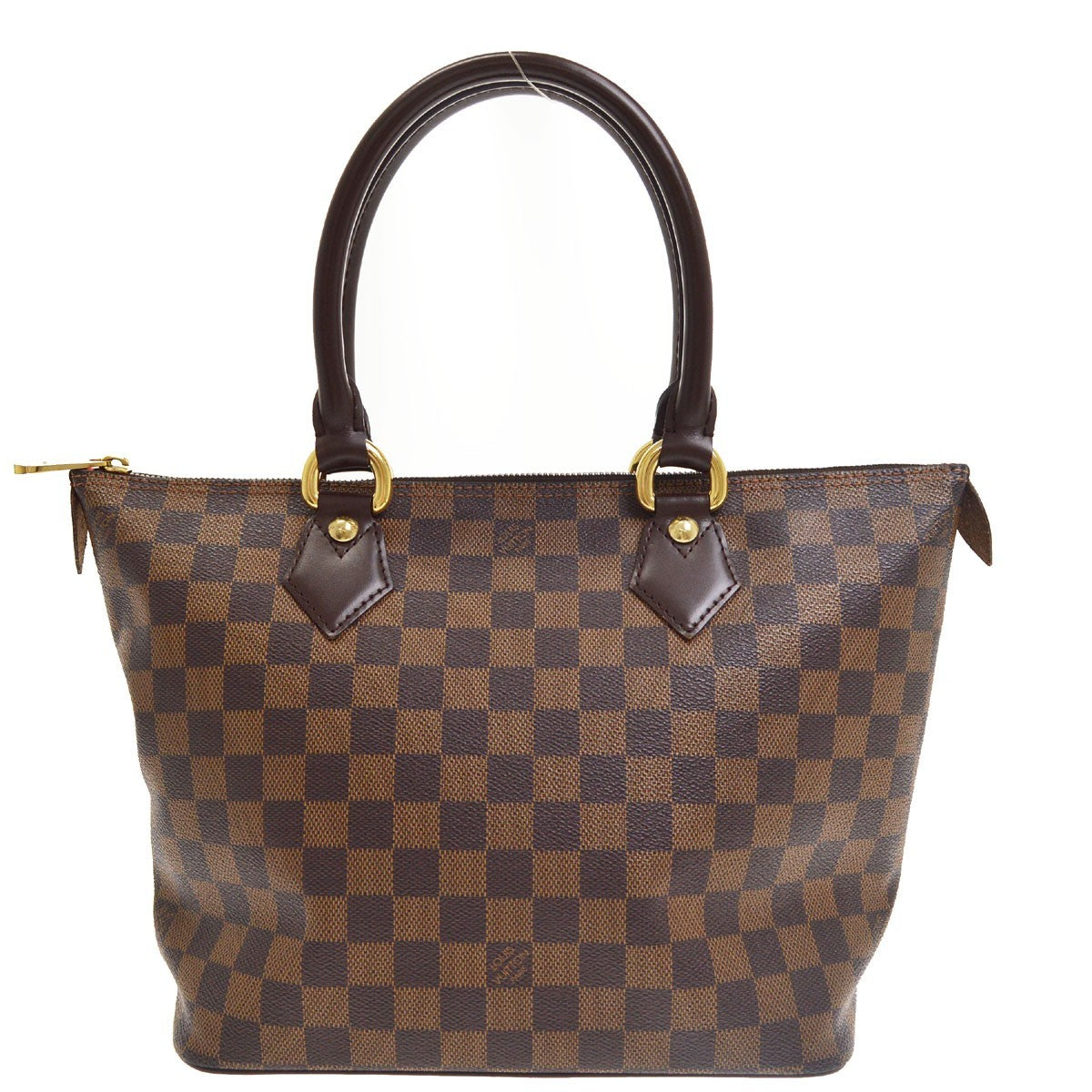 Louis Vuitton Saleya Damier Brown Canvas Handbag (Pre-Owned)