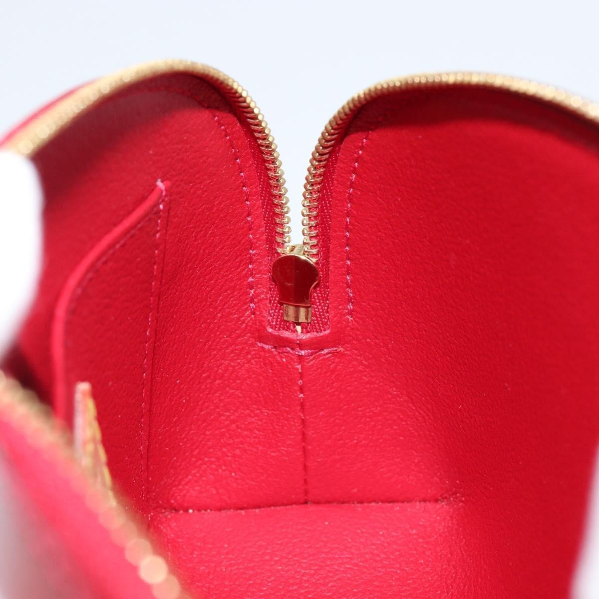 Louis Vuitton Cosmetic Limited Edition Monogram Vernis Rayures Red Patent_Leather Bag (Pre-Owned)