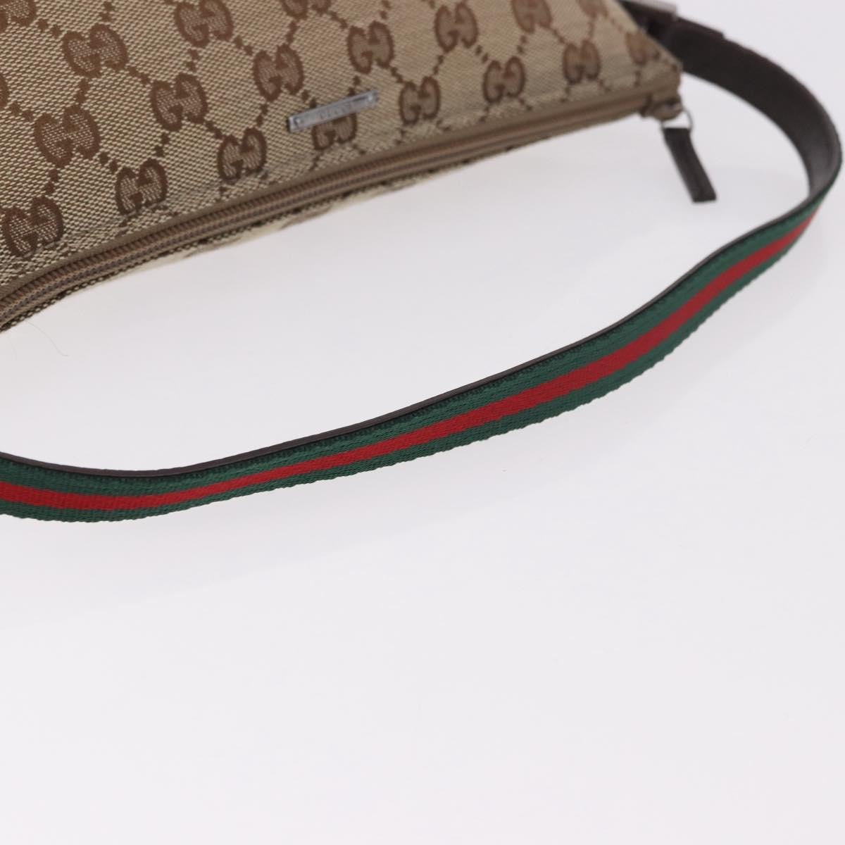 Gucci Gg Tiger Gg Canvas Beige Canvas Clutche & Pouche Bag (Pre-Owned)