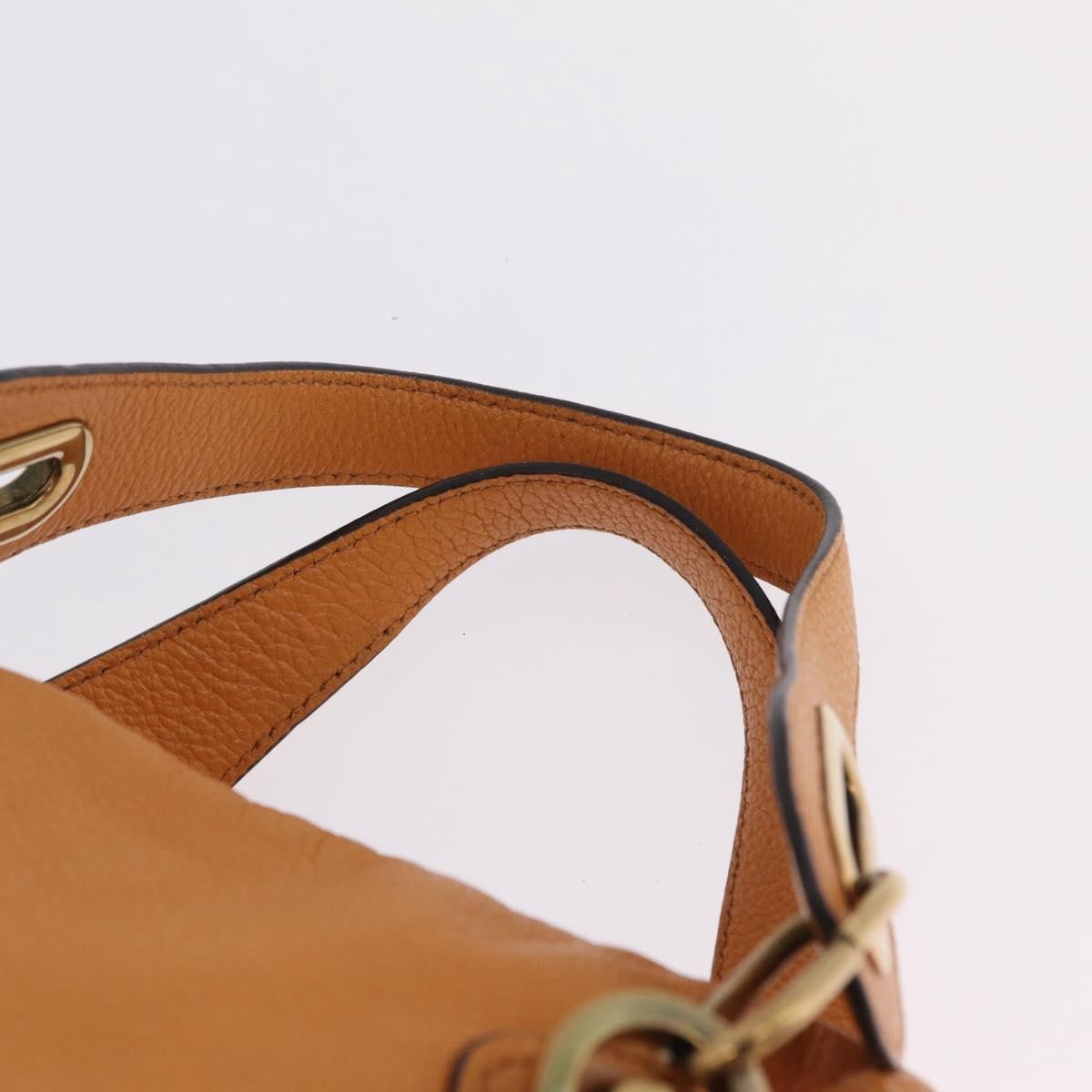 Chloe Paraty Top Handle Leather Orange Leather Handbag (Pre-Owned)