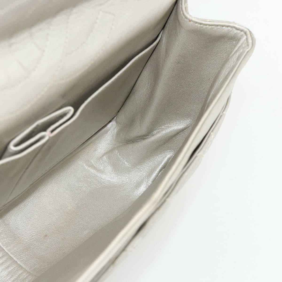 Chanel Reissue 2.55 Aged Calfskin Silver Calfskin Shoulder Bag Bag (Pre-Owned)