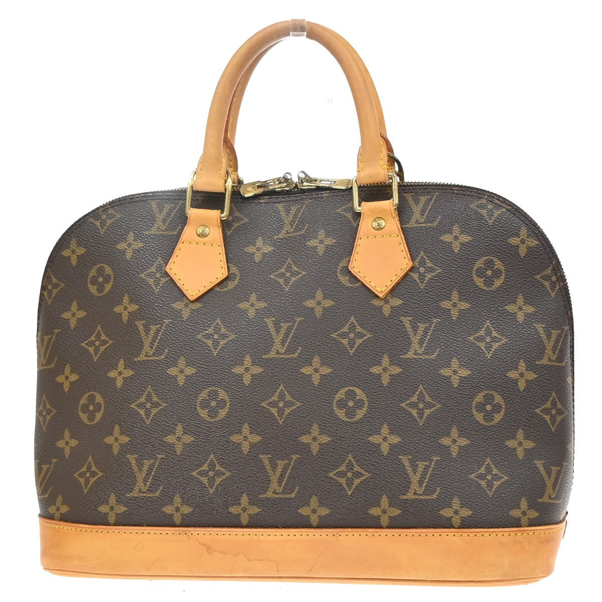 Louis Vuitton Alma Monogram Canvas Brown Canvas Handbag (Pre-Owned)