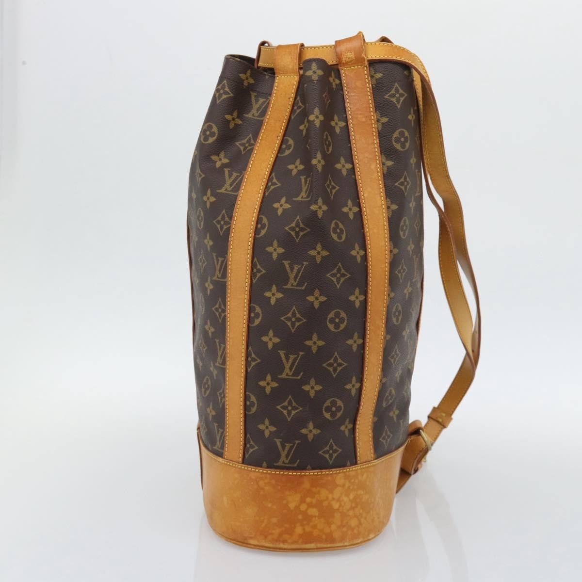 Louis Vuitton Randonnee Monogram Canvas Brown Canvas Shoulder Bag Bag (Pre-Owned)