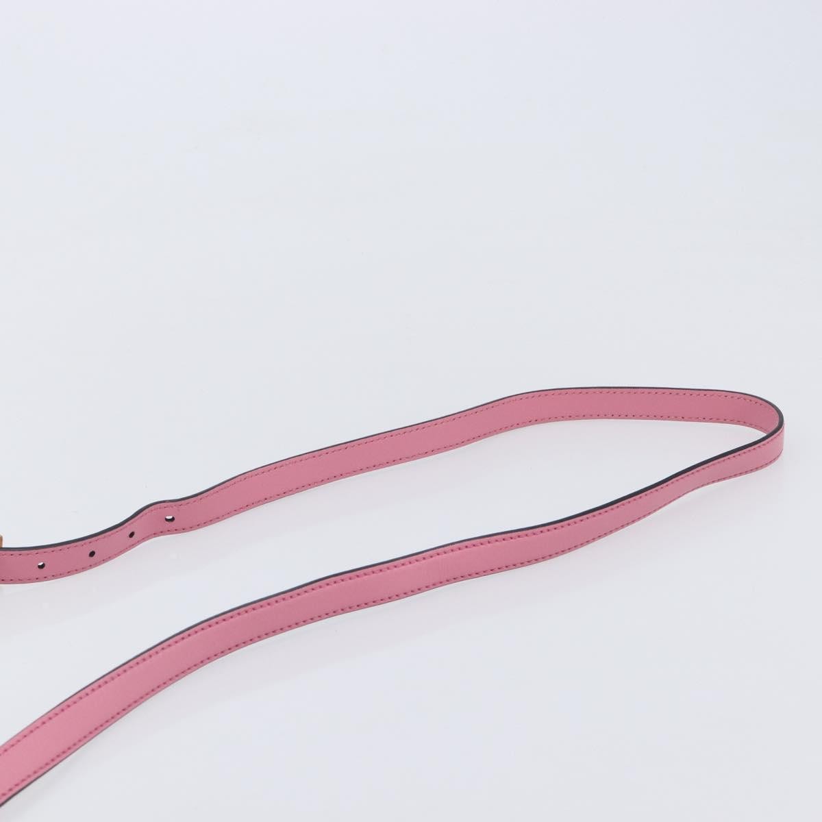 Miu Miu Madras Crystal Flap Leather Pink Leather Crossbody Bag Bag (Pre-Owned)