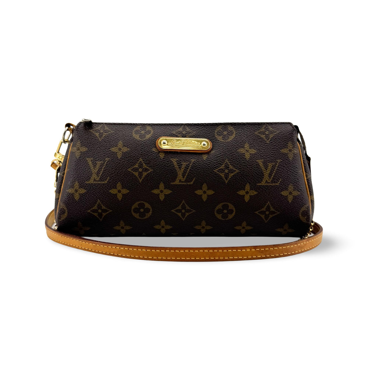 Louis Vuitton Eva Monogram Canvas Brown Canvas Shoulder Bag Bag (Pre-Owned)