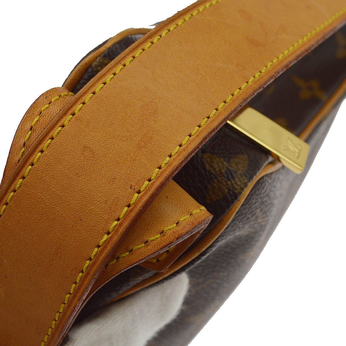 Louis Vuitton Croissant Monogram Canvas Brown Canvas Handbag (Pre-Owned)