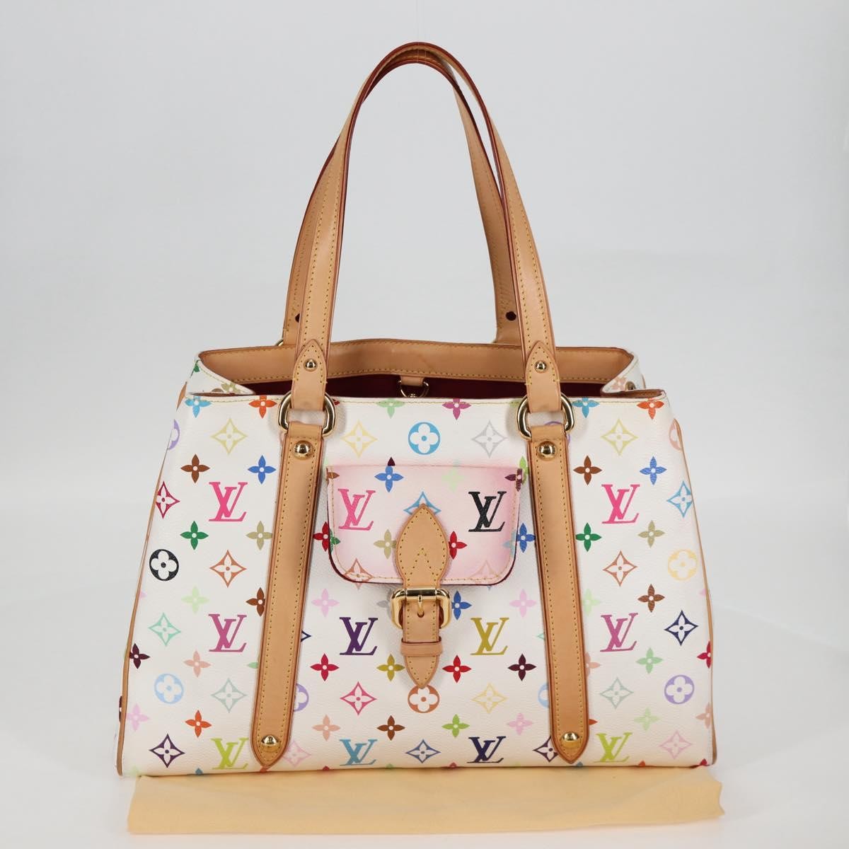 Louis Vuitton Aurelia Monogram Multicolor Multicolour Canvas Handbag (Pre-Owned)