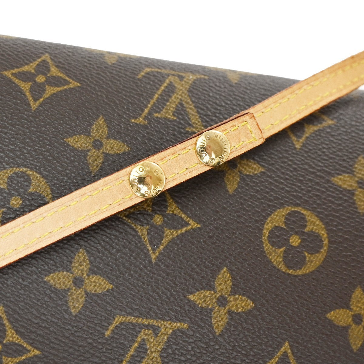 Louis Vuitton Twin Monogram Canvas Brown Canvas Handbag (Pre-Owned)