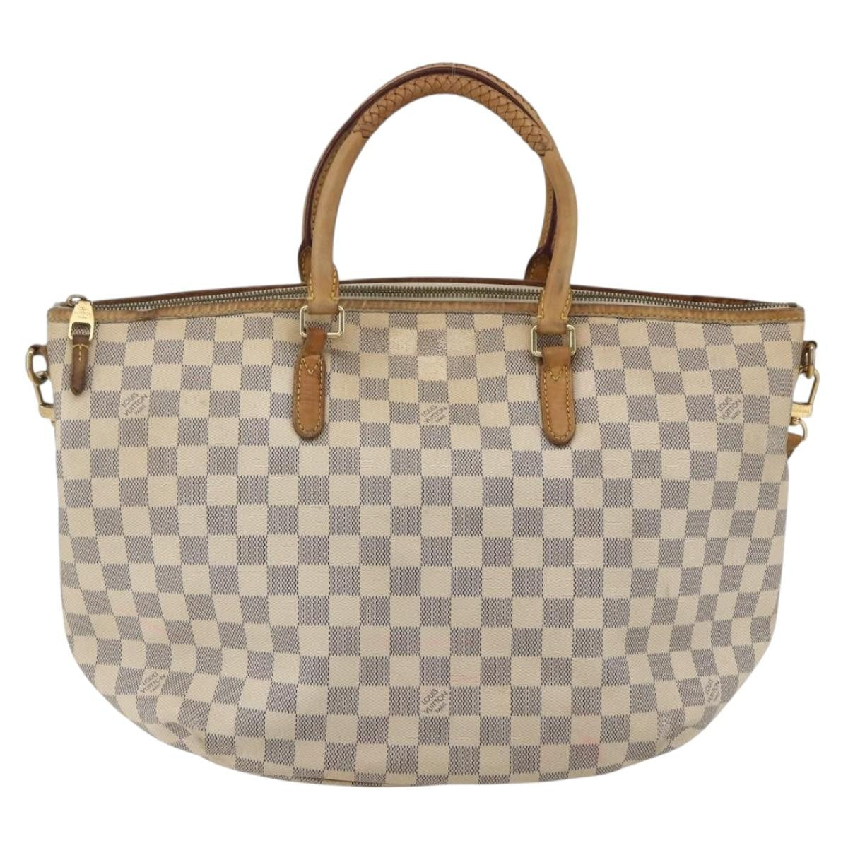 Louis Vuitton Riviera Damier Beige Canvas Handbag (Pre-Owned)