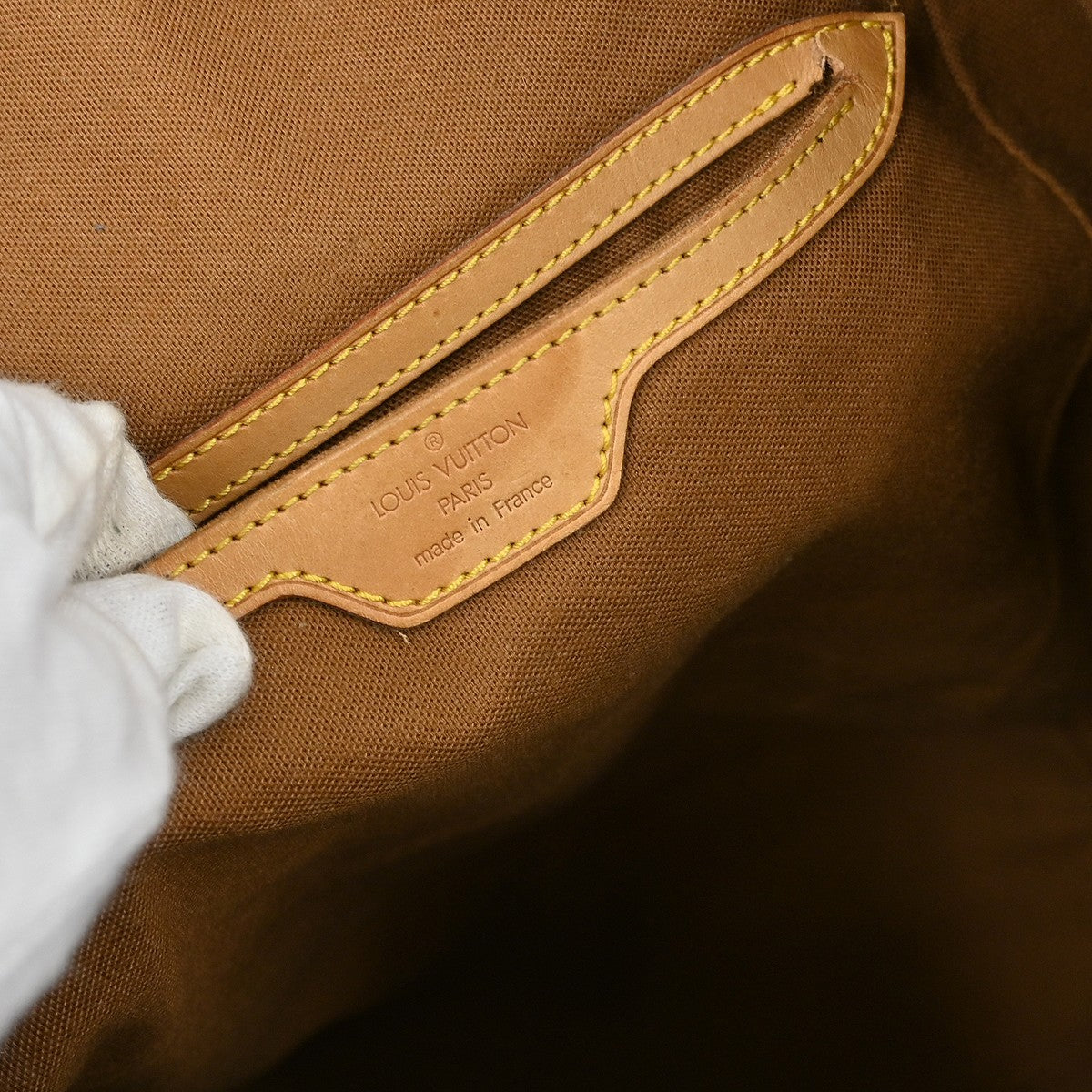 Louis Vuitton Vintage Montsouris Monogram Canvas Brown Canvas Backpack Bag (Pre-Owned)