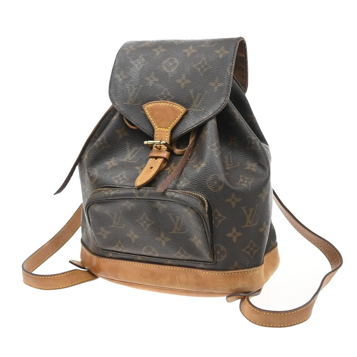 Louis Vuitton Montsouris Monogram Brown Canvas Backpack Bag (Pre-Owned)