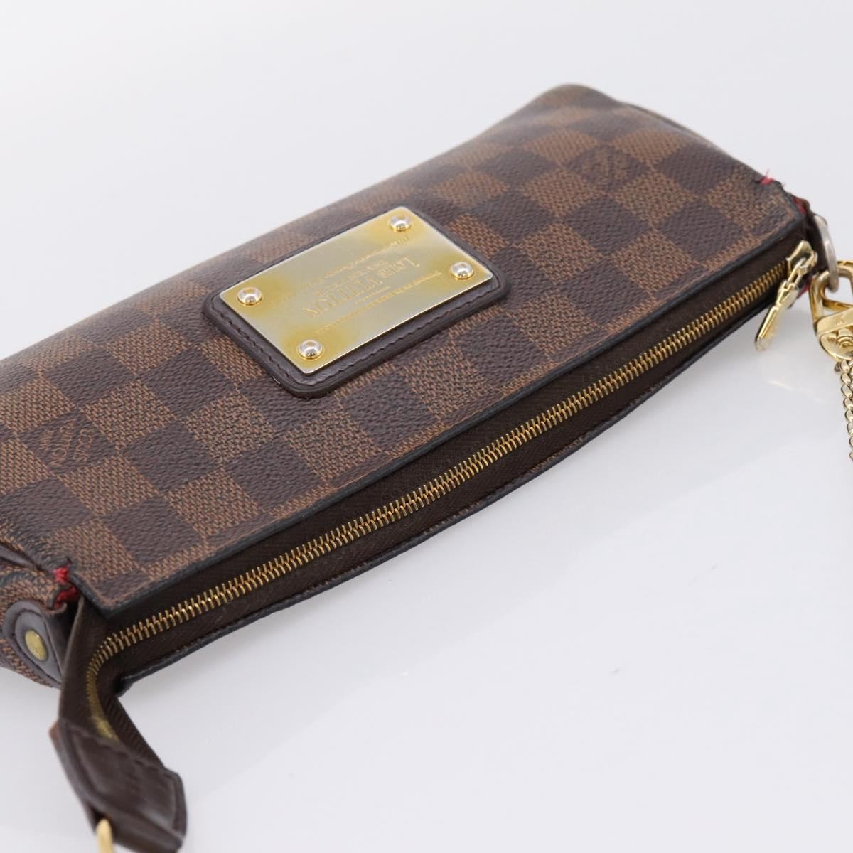 Louis Vuitton Eva Damier Brown Canvas Handbag (Pre-Owned)