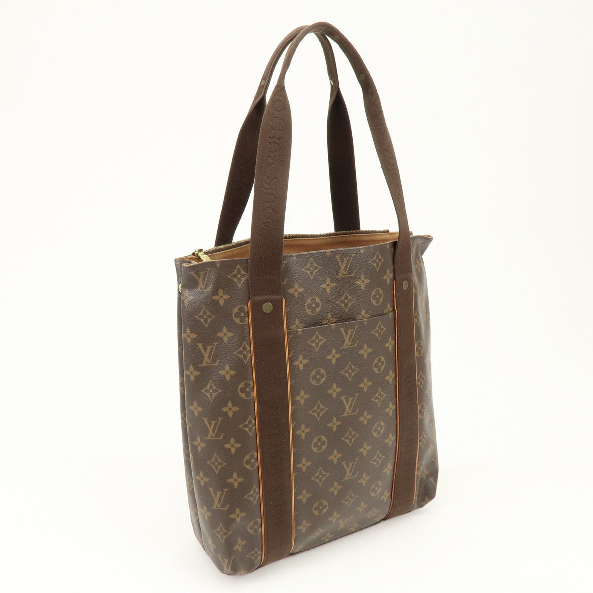 Louis Vuitton Cabas Beaubourg Monogram Canvas Brown Canvas Tote Bag Bag (Pre-Owned)