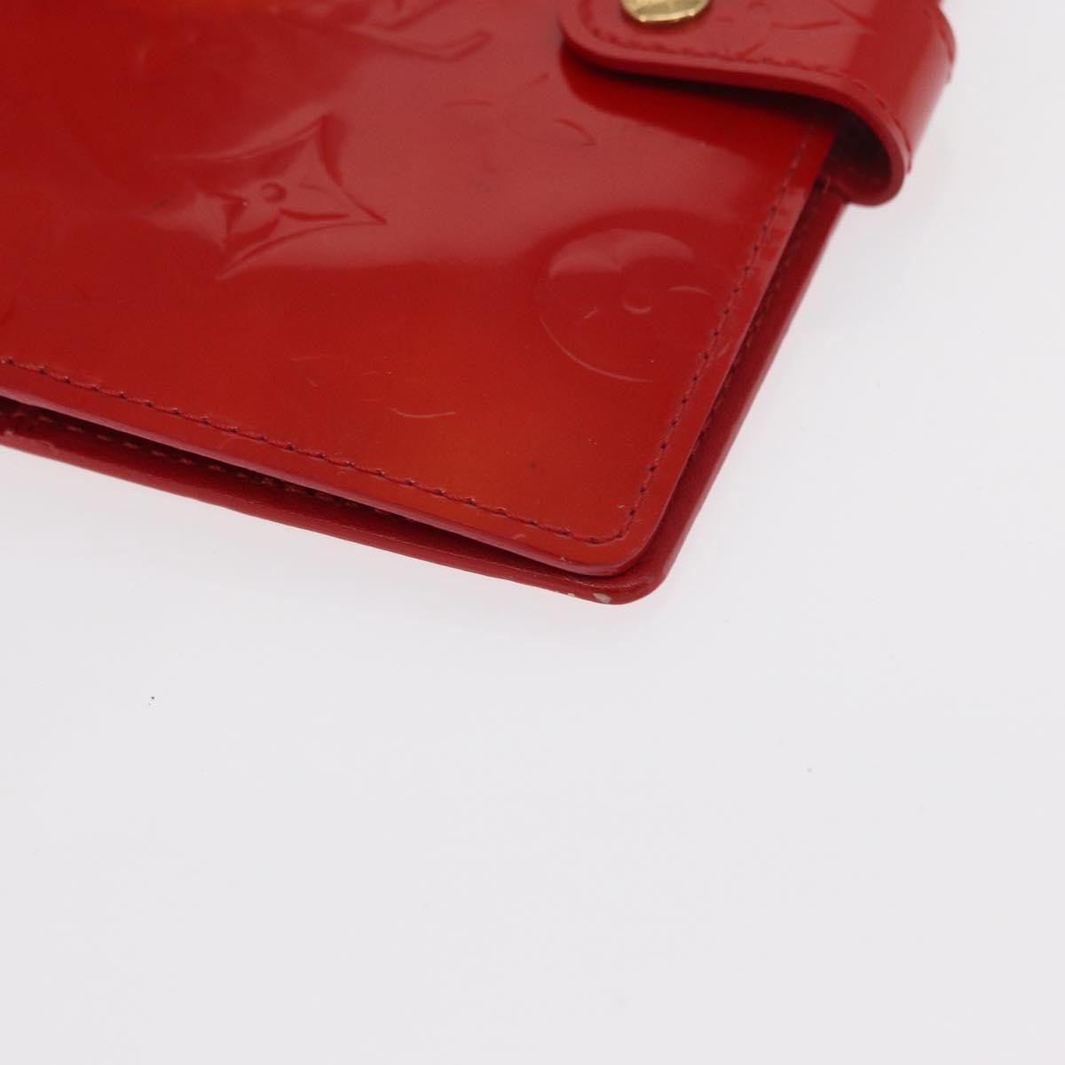 Louis Vuitton Agenda Cover Patent Leather Red Patent_Leather Toiletry Case Accessory (Pre-Owned)