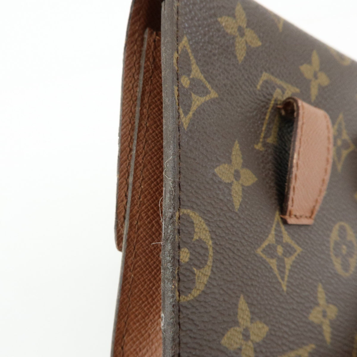 Louis Vuitton Pochette Arche Waist Monogram Canvas Brown Canvas Handbag (Pre-Owned)