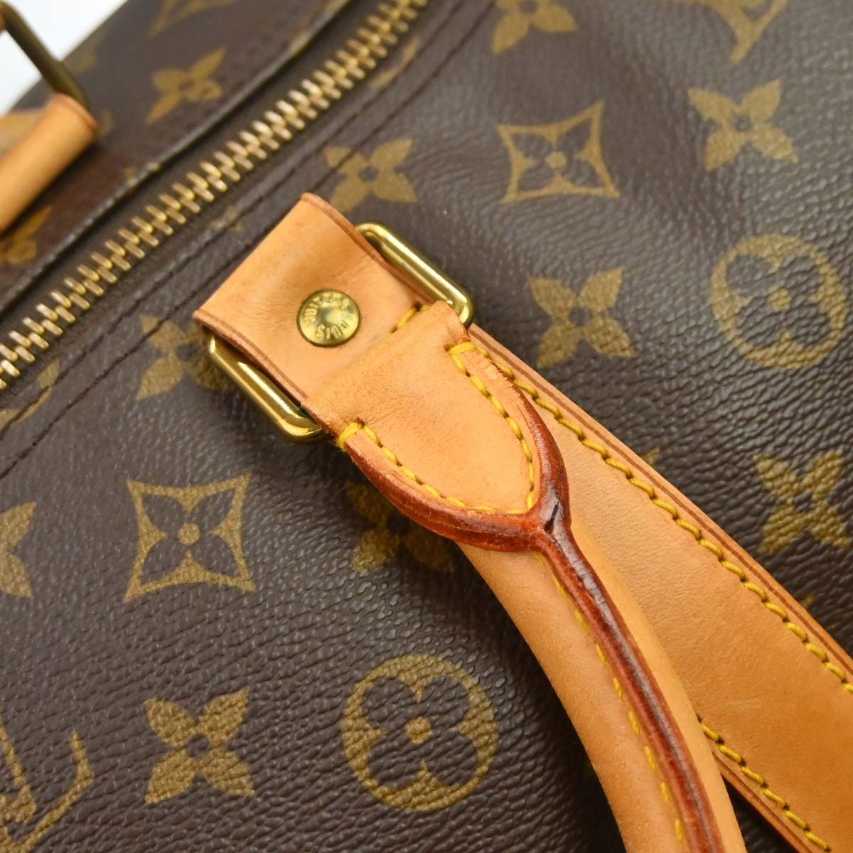 Louis Vuitton Keepall Monogram Canvas Brown Canvas Travel Bag Bag (Pre-Owned)