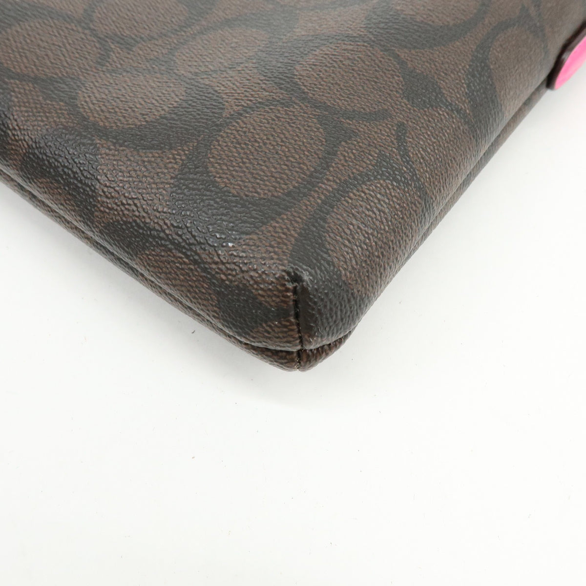 Coach Shoulder Canvas Brown Canvas Handbag (Pre-Owned)
