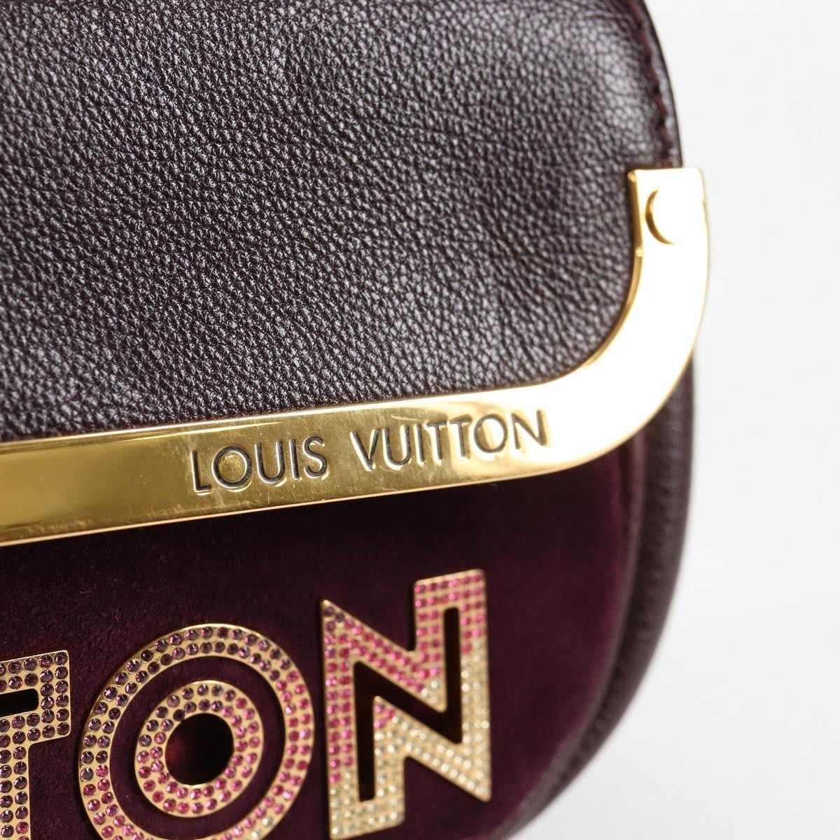 Louis Vuitton Avant Garde Pochette Leather With Suede Brown Leather Bag (Pre-Owned)