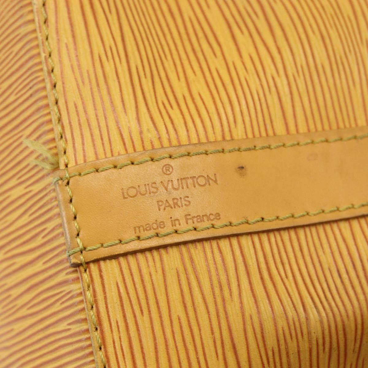 Louis Vuitton Petit Noe Epi Leather Yellow Leather Shoulder Bag Bag (Pre-Owned)