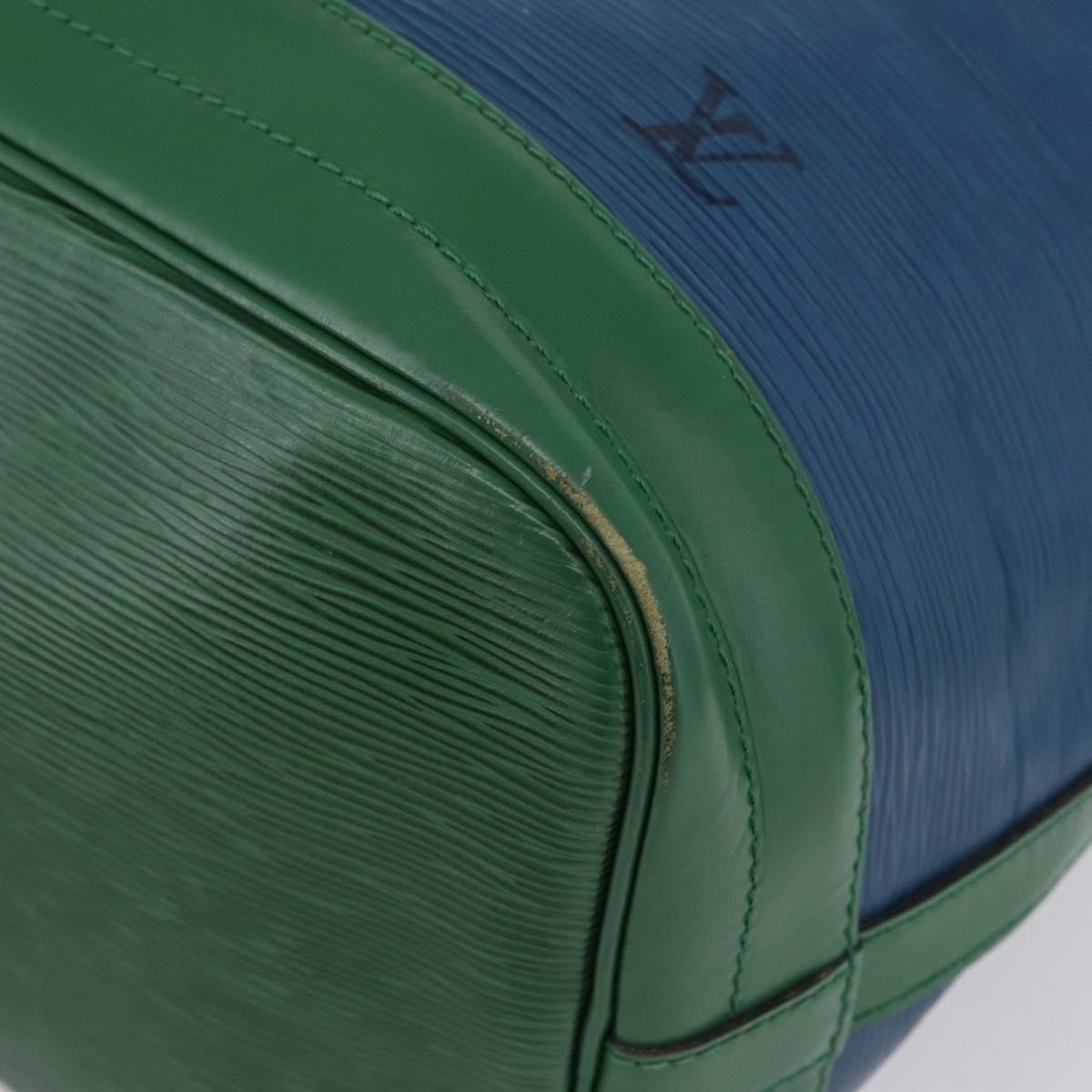 Louis Vuitton Bicolor Noe Epi Leather Blue Leather Shoulder Bag Bag (Pre-Owned)