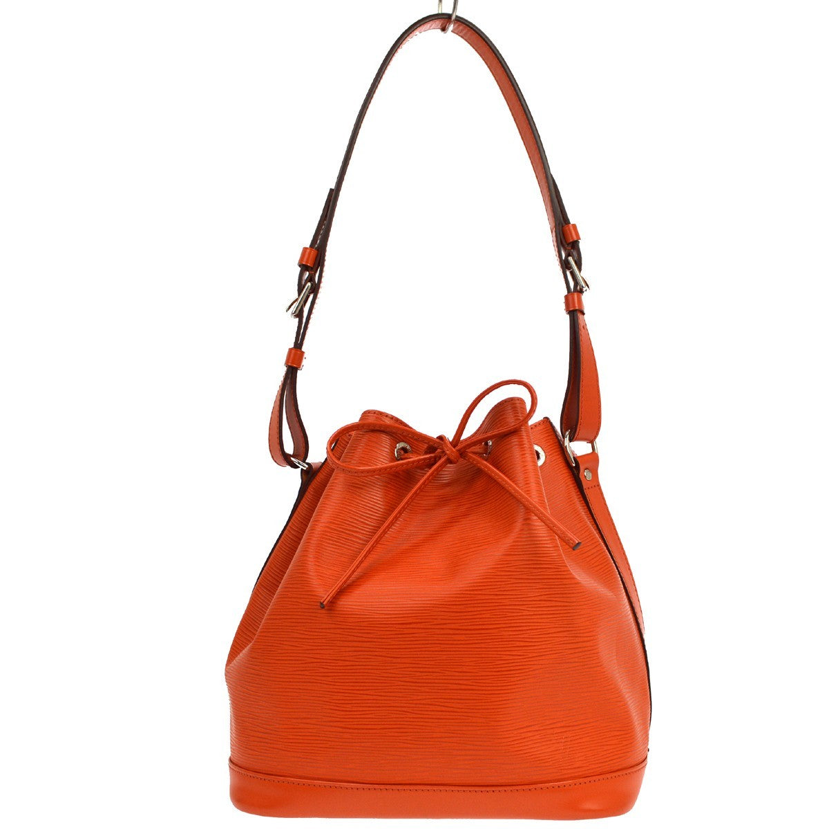 Louis Vuitton Petit Noe Epi Leather Orange Leather Handbag (Pre-Owned)