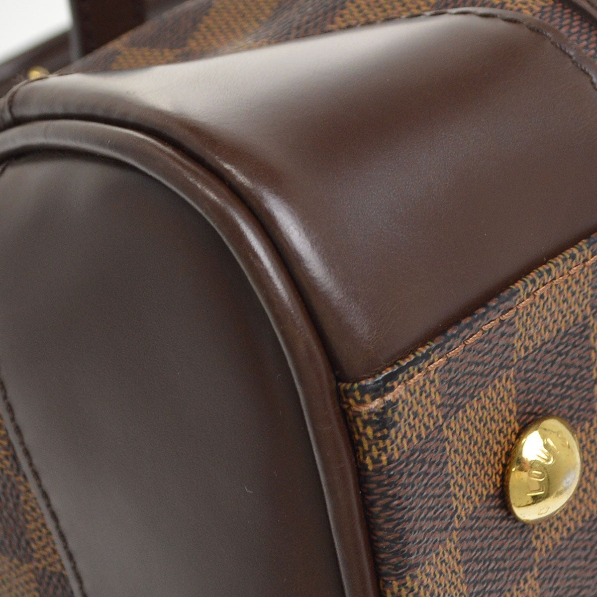 Louis Vuitton Berkeley Damier Brown Canvas Handbag (Pre-Owned)
