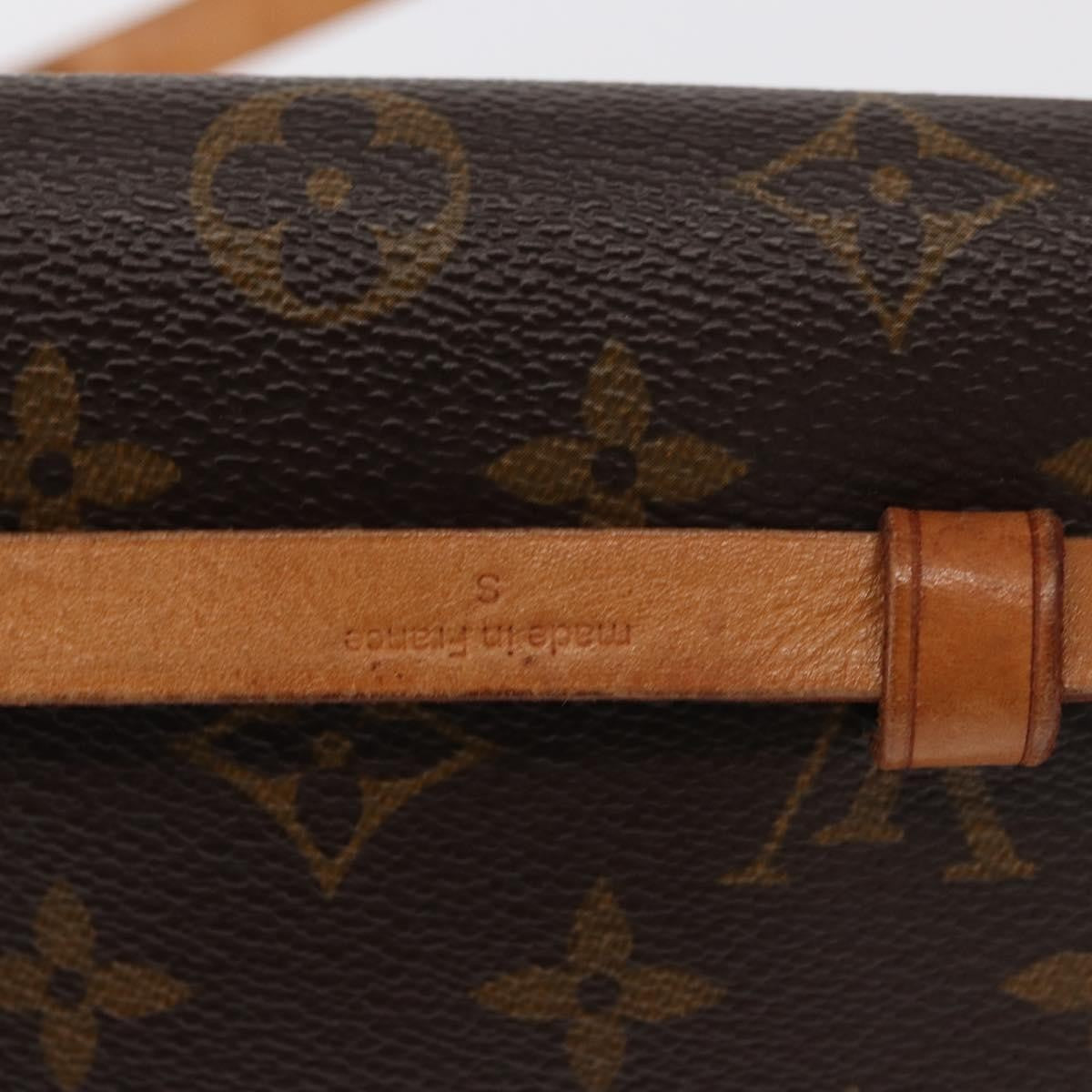 Louis Vuitton Florentine Waist Monogram Canvas Brown Canvas Handbag (Pre-Owned)