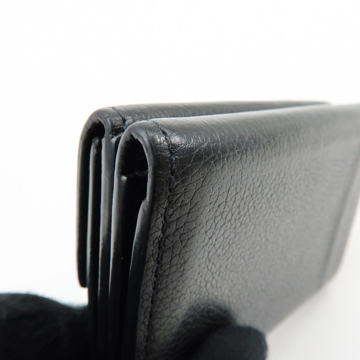 Louis Vuitton Lockmini Leather Black Leather Wallets Accessory (Pre-Owned)