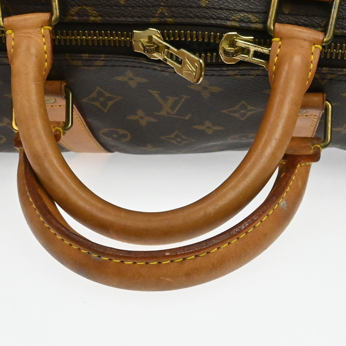 Louis Vuitton Keepall Monogram Canvas Brown Canvas Travel Bag Bag (Pre-Owned)