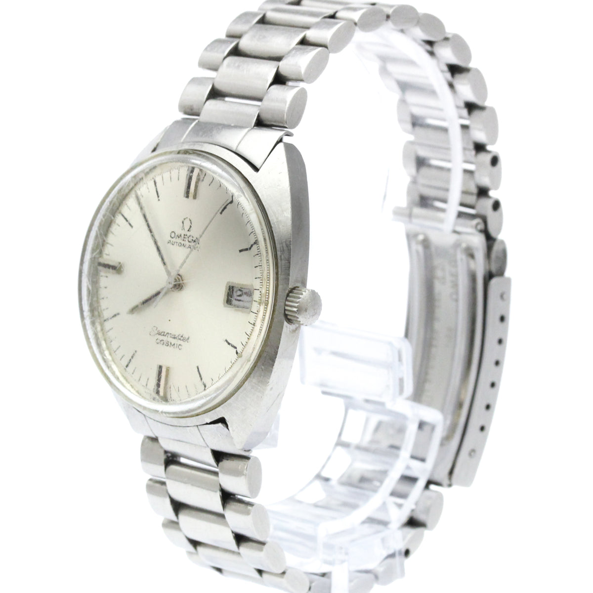 Omega Seamaster Cosmic Automatic Stainless Steel Watch (Pre-Owned)