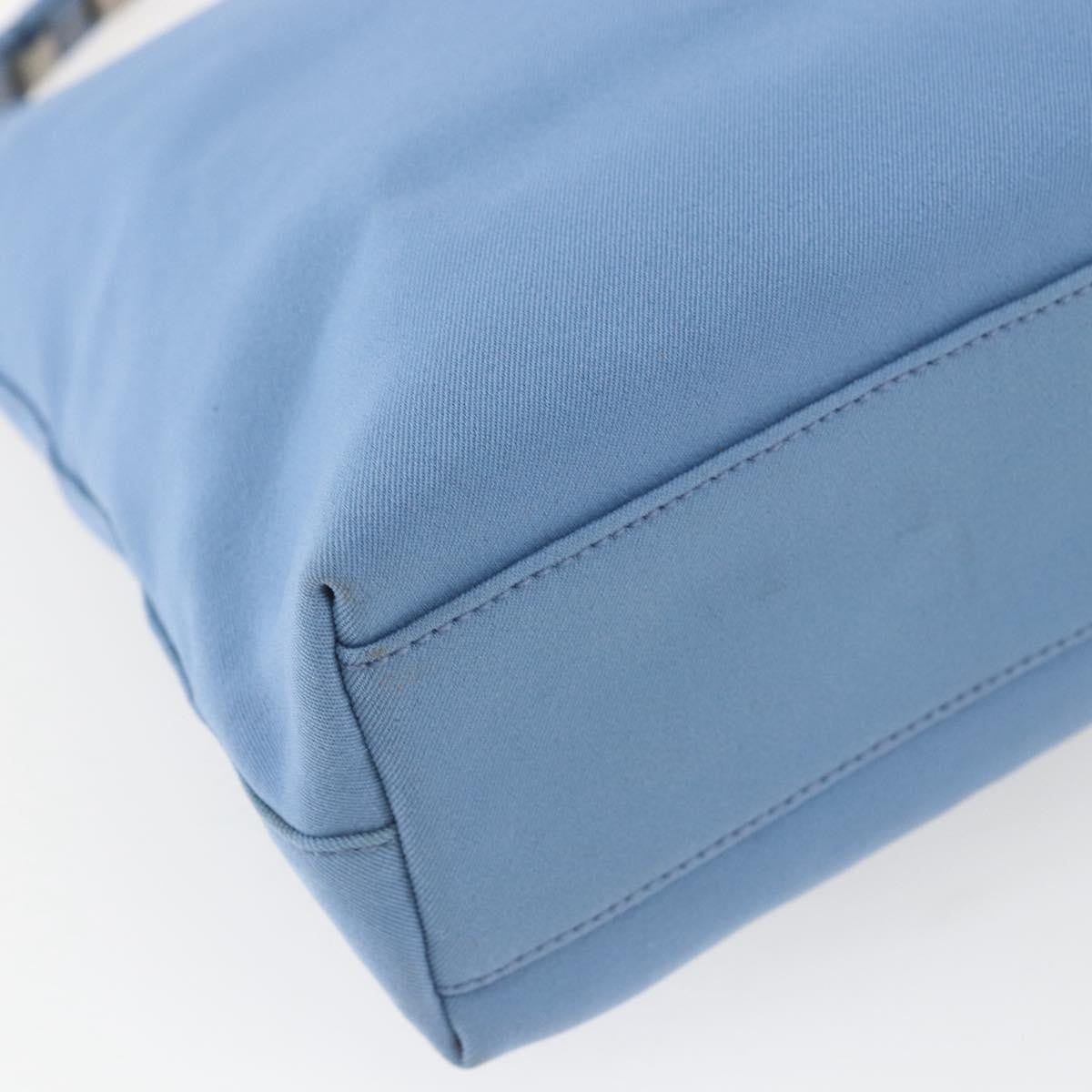 Salvatore Ferragamo Shoulder Nylon Blue Nylon Shoulder Bag Bag (Pre-Owned)