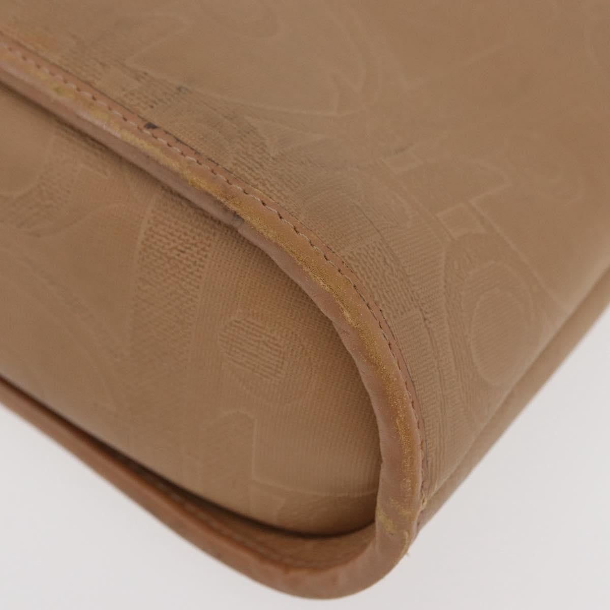Christian Dior Vintage Trotter Canvas Beige Canvas Handbag (Pre-Owned)