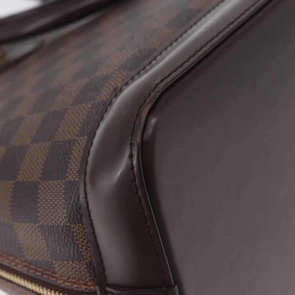 Louis Vuitton Alma Damier Brown Canvas Handbag (Pre-Owned)