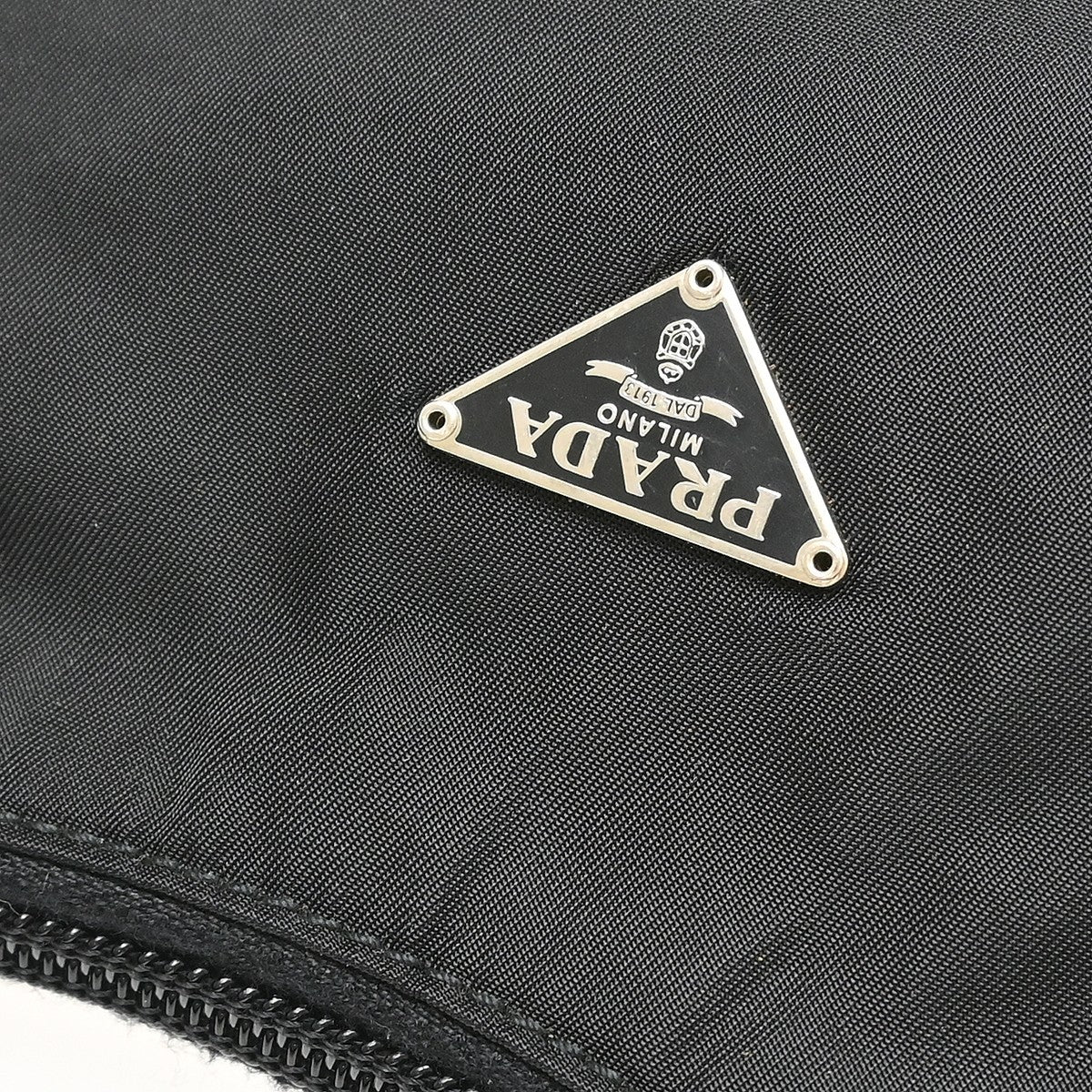 Prada Hobo Tessuto Black Nylon Handbag (Pre-Owned)