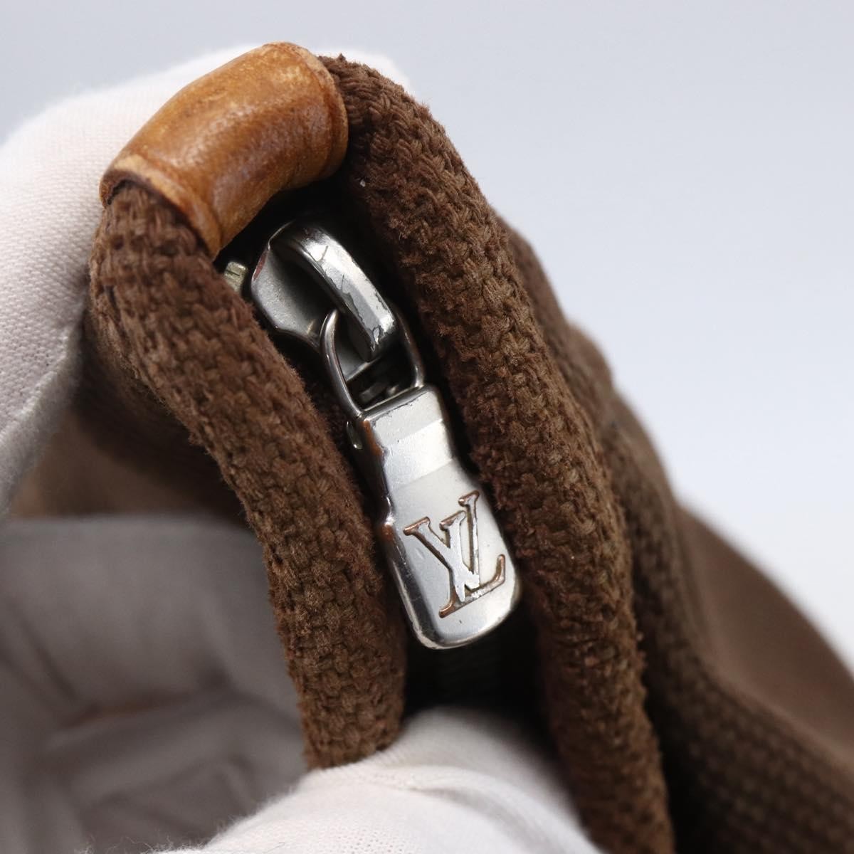 Louis Vuitton Antigua Tote Canvas Brown Canvas Tote Bag Bag (Pre-Owned)