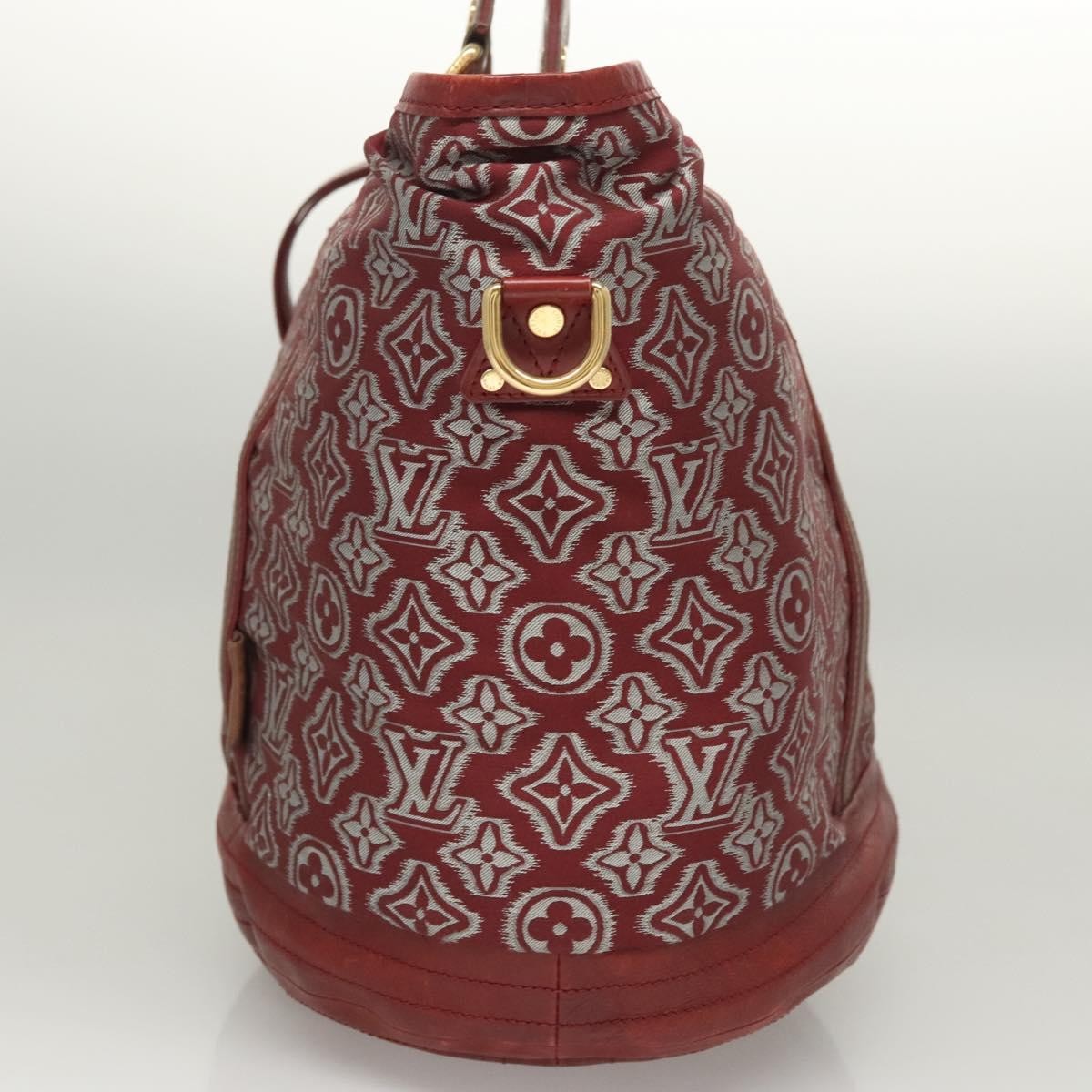 Louis Vuitton Aviator Limited Edition Monogram Jacquard Burgundy Canvas Handbag (Pre-Owned)