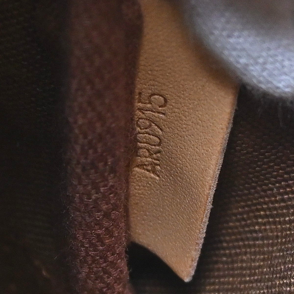 Louis Vuitton Saumur Monogram Canvas Brown Canvas Shoulder Bag Bag (Pre-Owned)