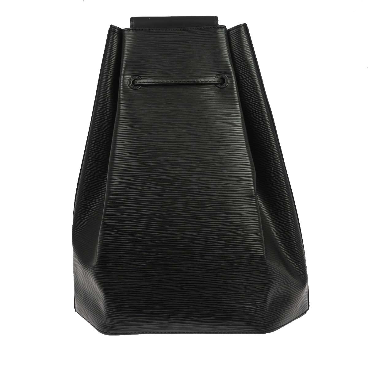 Louis Vuitton Sac A Dos Drawstring Epi Leather Black Leather Backpack Bag (Pre-Owned)