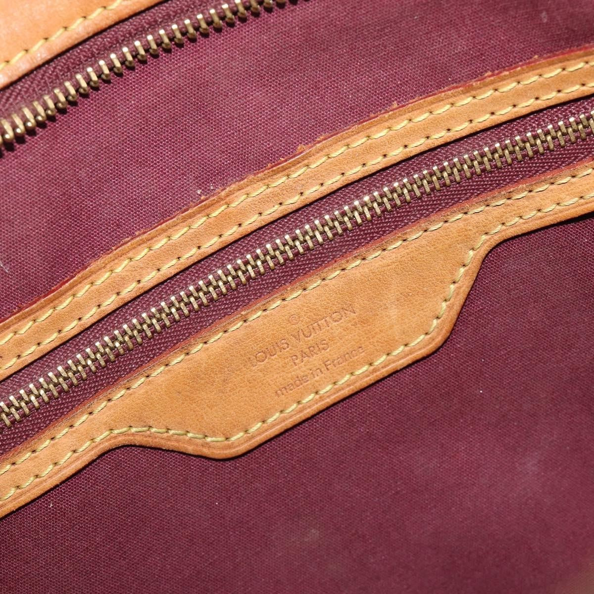 Louis Vuitton Brea Monogram Vernis Burgundy Patent_Leather Handbag (Pre-Owned)