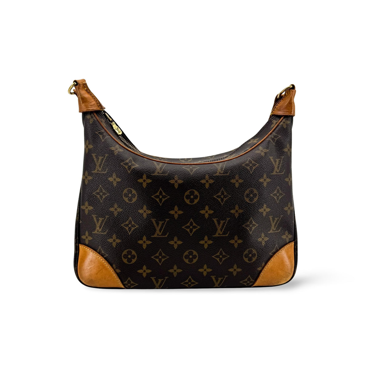 Louis Vuitton Boulogne Monogram Canvas Brown Canvas Handbag (Pre-Owned)