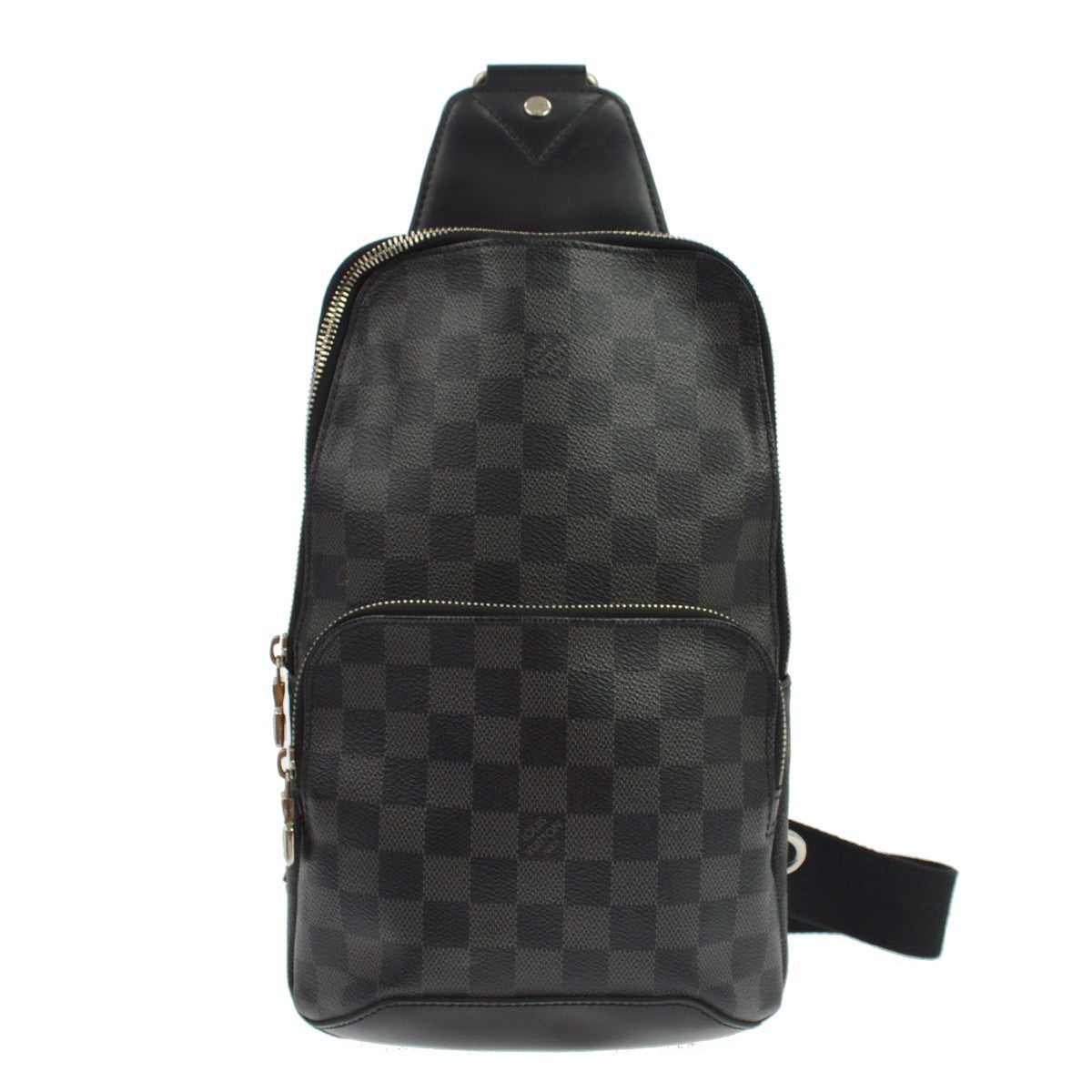 Louis Vuitton Avenue Sling Damier Graphite Gray Canvas Shoulder Bag Bag (Pre-Owned)