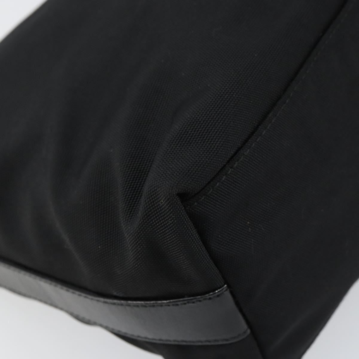 Gucci Zip Hobo Nylon Black Nylon Shoulder Bag Bag (Pre-Owned)
