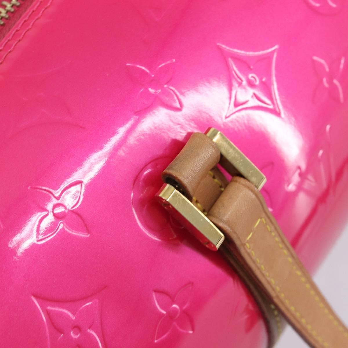 Louis Vuitton Bedford Monogram Vernis Pink Patent_Leather Handbag (Pre-Owned)