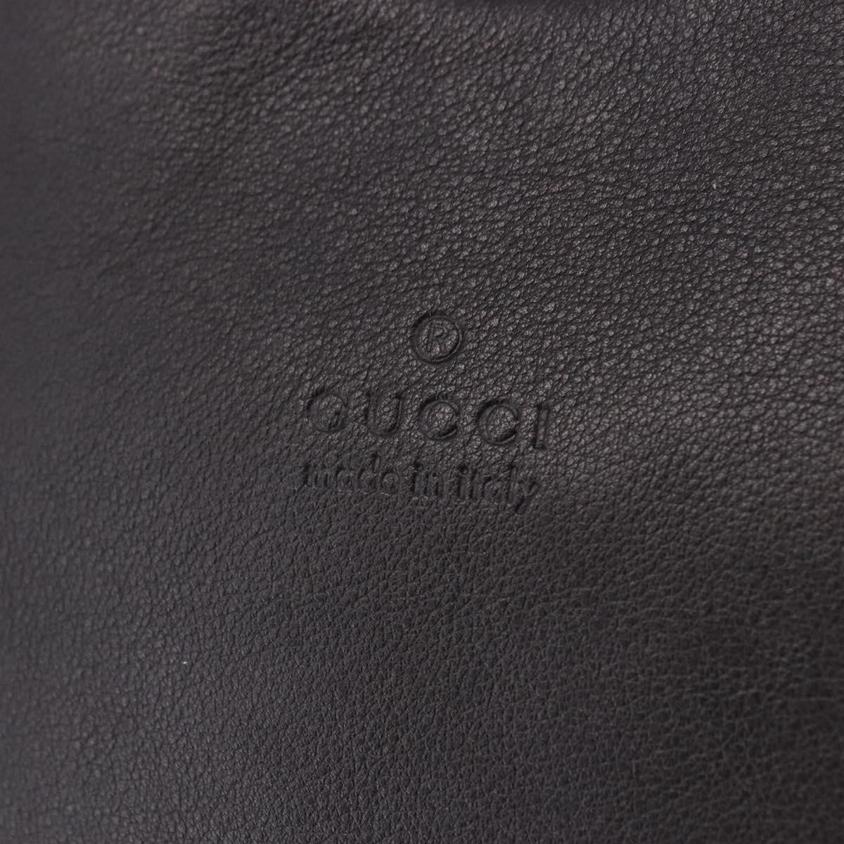 Gucci Vintage Bamboo Handle Tote Leather Brown Leather Tote Bag Bag (Pre-Owned)