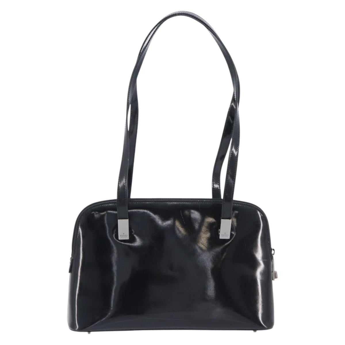 Gucci Shoulder Patent Leather Black Patent_Leather Shoulder Bag Bag (Pre-Owned)