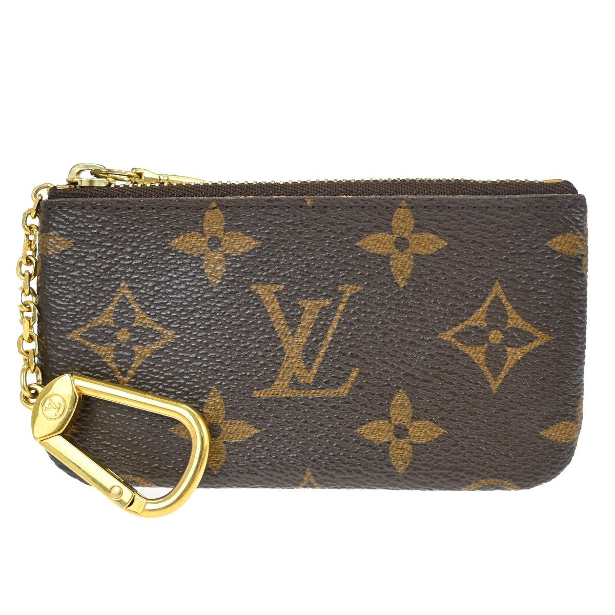 Louis Vuitton Pochette Clés Nm Canvas Brown Canvas Wallets Accessory (Pre-Owned)